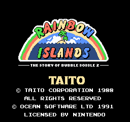 Rainbow Islands (PAL version)